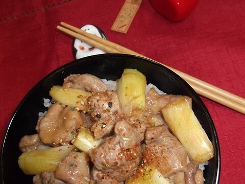 鴨ねぎ丼